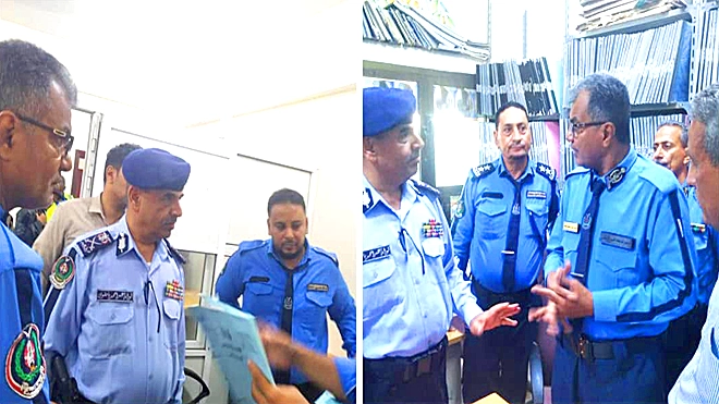 ​اللواء بامشموس يشيد بجهود قيادة ومنتسبي شرطة السير بعدن